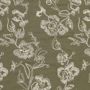 Floral Cotton Cord Embroidery Fabric – NEW-C06681