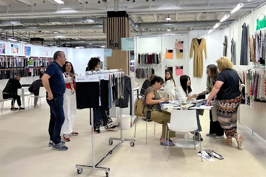 On-site at Texworld Paris